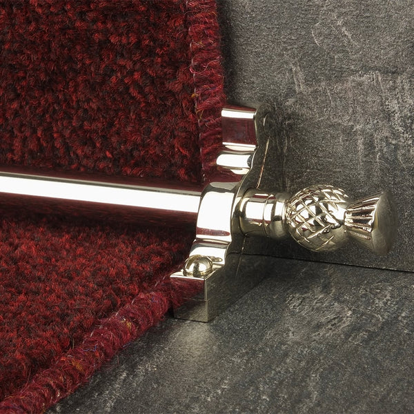 Country Polished Nickel Arran Schlicht Treppenstangen