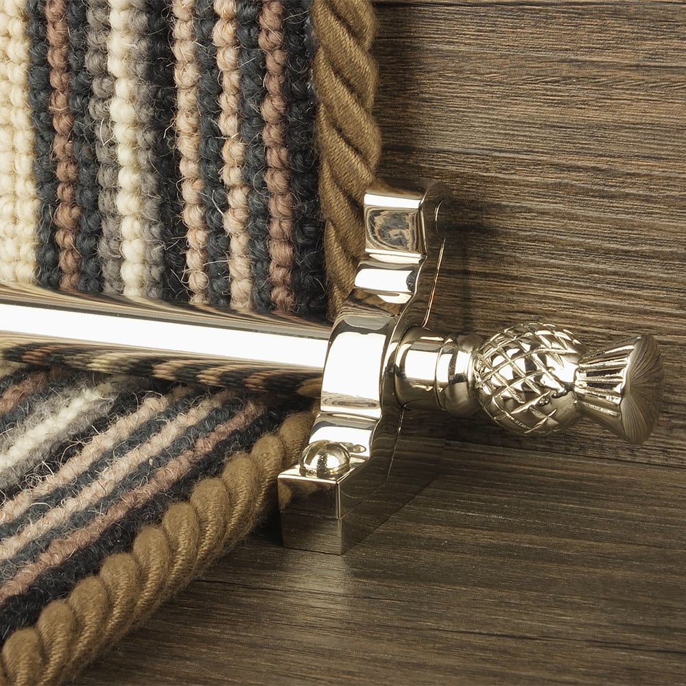 Country Polished Nickel Arran Schlicht Treppenstangen