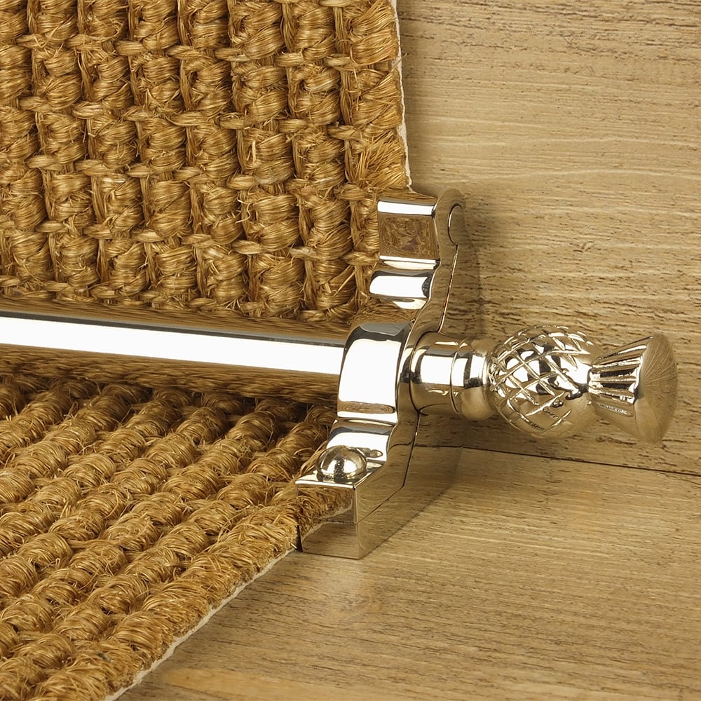 Country Polished Nickel Arran Schlicht Treppenstangen