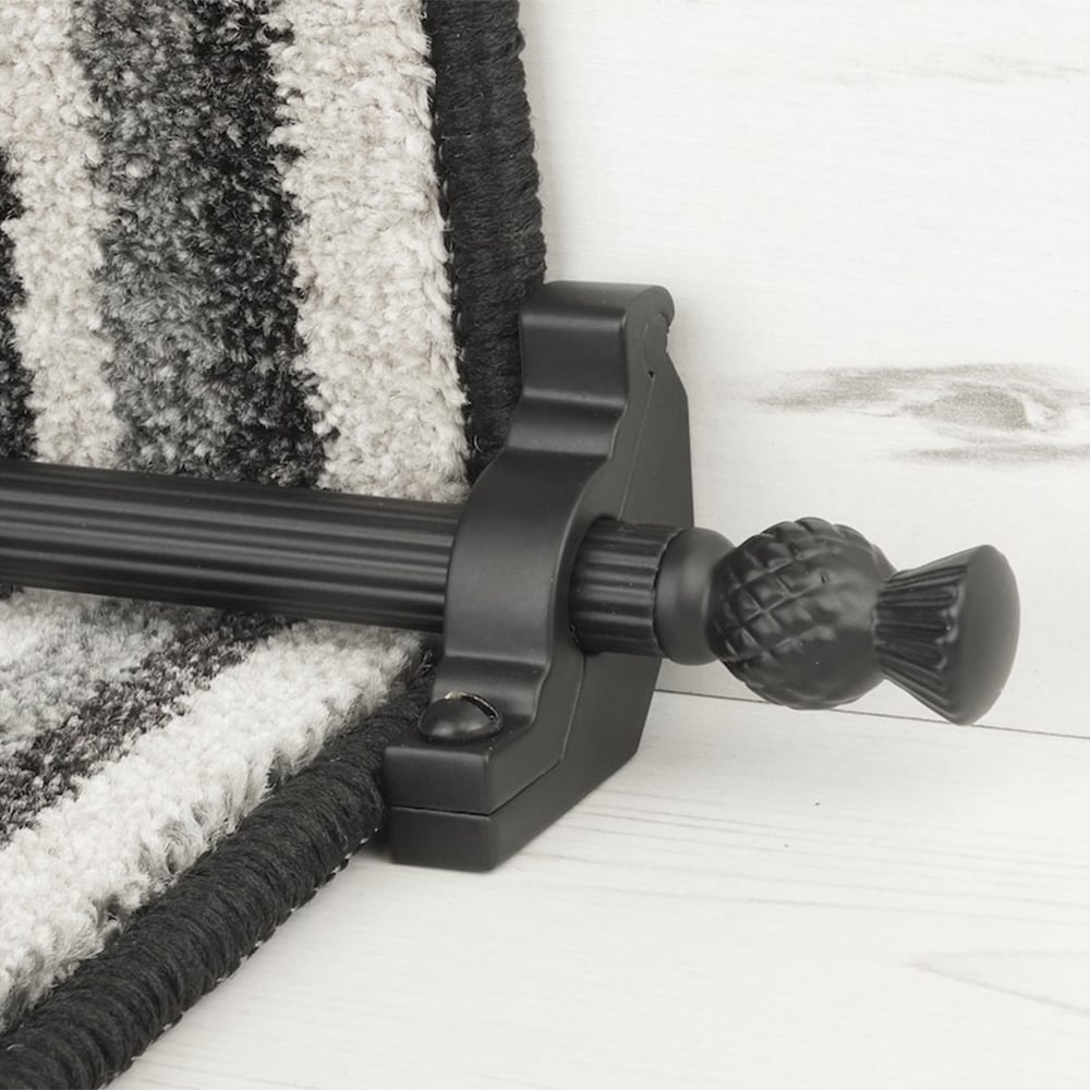 Country Schwarz Arran Reeded Treppenstangen