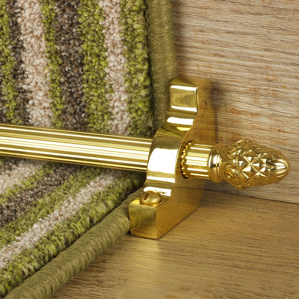 Country Messing Finish Sherwood Reeded Treppenstangen