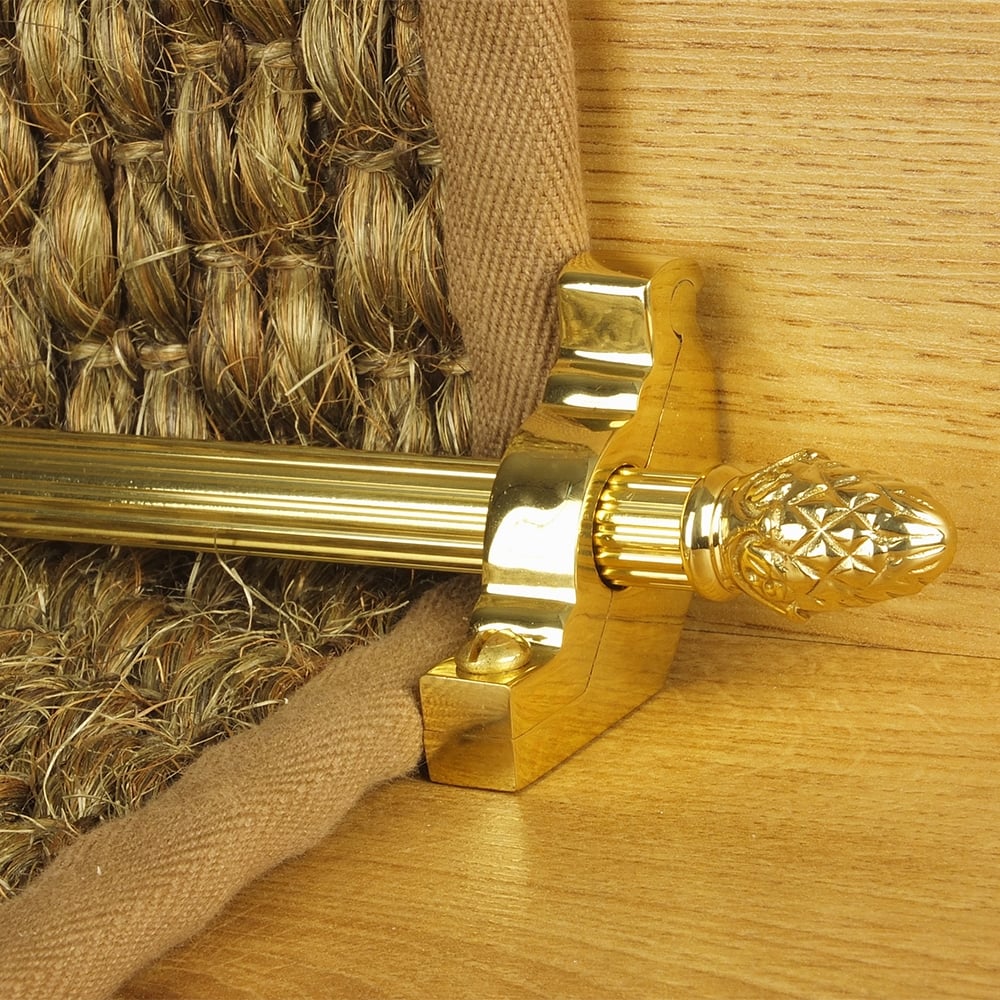 Country Messing Finish Sherwood Reeded Treppenstangen