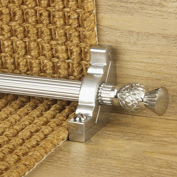 Country Brushed Chrom Arran Reeded Treppenstangen