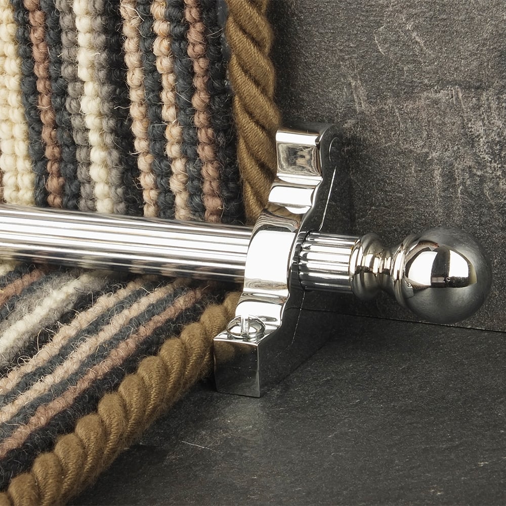 Country Chrom Finish Balladeer Reeded Treppenstangen