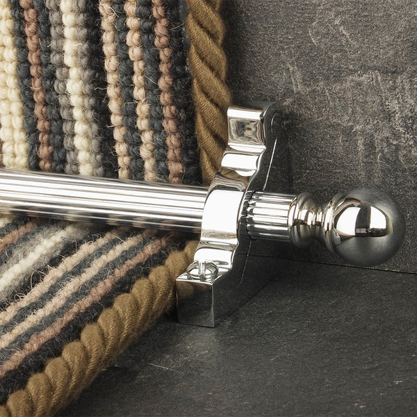 Country Chrom Finish Balladeer Reeded Treppenstangen