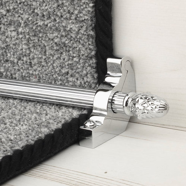 Country Chrom Finish Sherwood Reeded Treppenstangen