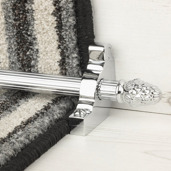Country Chrom Finish Sherwood Reeded Treppenstangen
