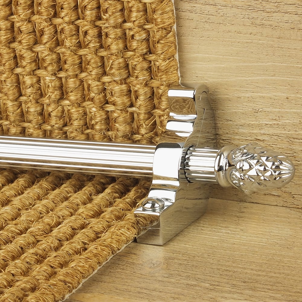 Country Chrom Finish Sherwood Reeded Treppenstangen