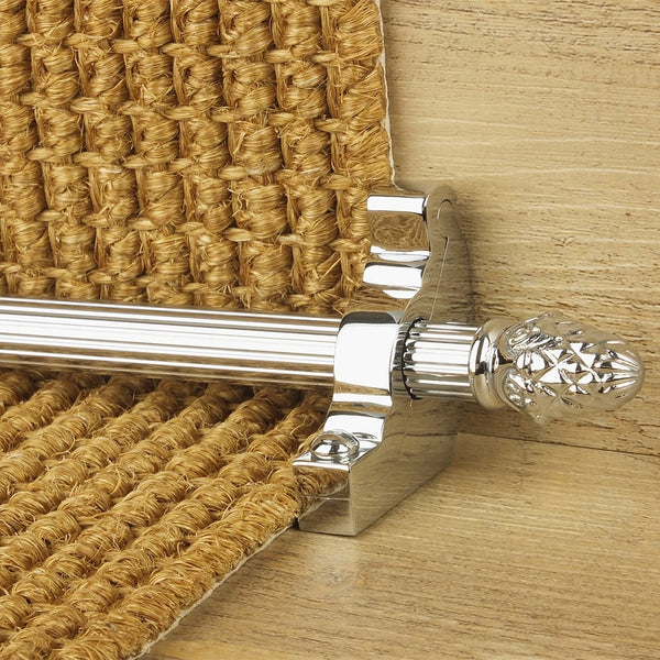 Country Chrom Finish Sherwood Reeded Treppenstangen
