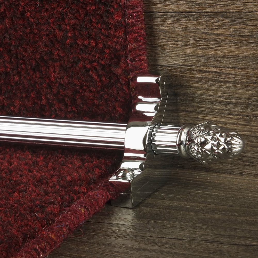 Country Chrom Finish Sherwood Reeded Treppenstangen