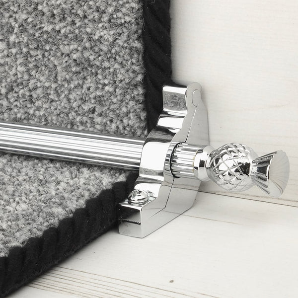 Country Chrom Arran Reeded Treppenstangen