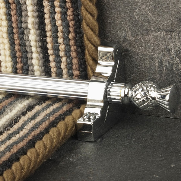 Country Chrom Arran Reeded Treppenstangen
