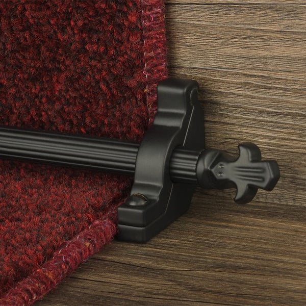 Country Schwarz Bordeaux Reeded Treppenstangen