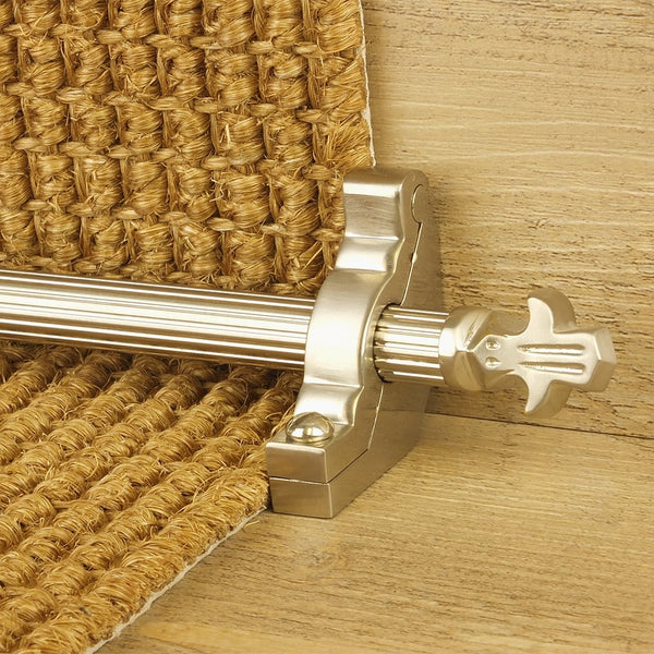 Country Satin Nickel Finish Bordeaux Reeded Treppenstangen
