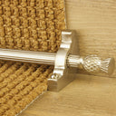 Country Satin Nickel Finish Arran Reeded Treppenstangen - Stangenlänge: 60cm (ca. 2ft 0in) / Stabdurchmesser: 1/2" (12mm)
