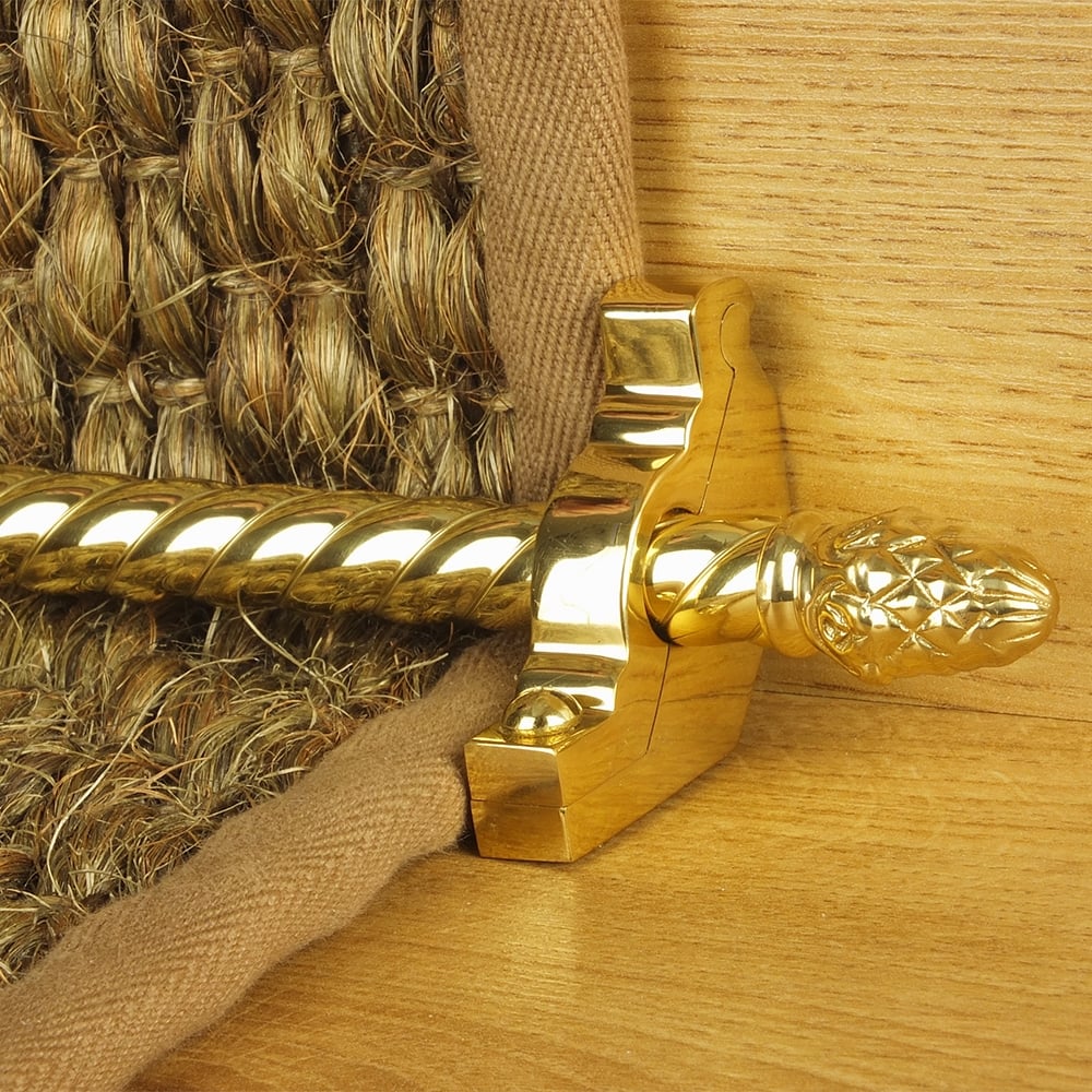 Country Brass Finish Sherwood Spiral Tringles D'Escalier