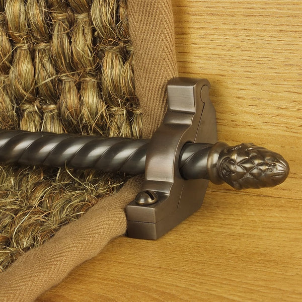 Country Bronze Finish Sherwood Spiral Treppenstangen
