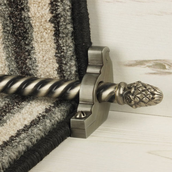 Country Pewter Finish Sherwood Spiral Treppenstangen