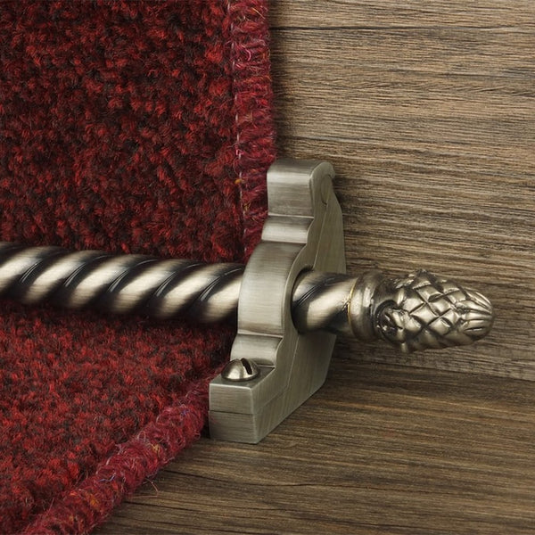 Country Pewter Finish Sherwood Spiral Treppenstangen