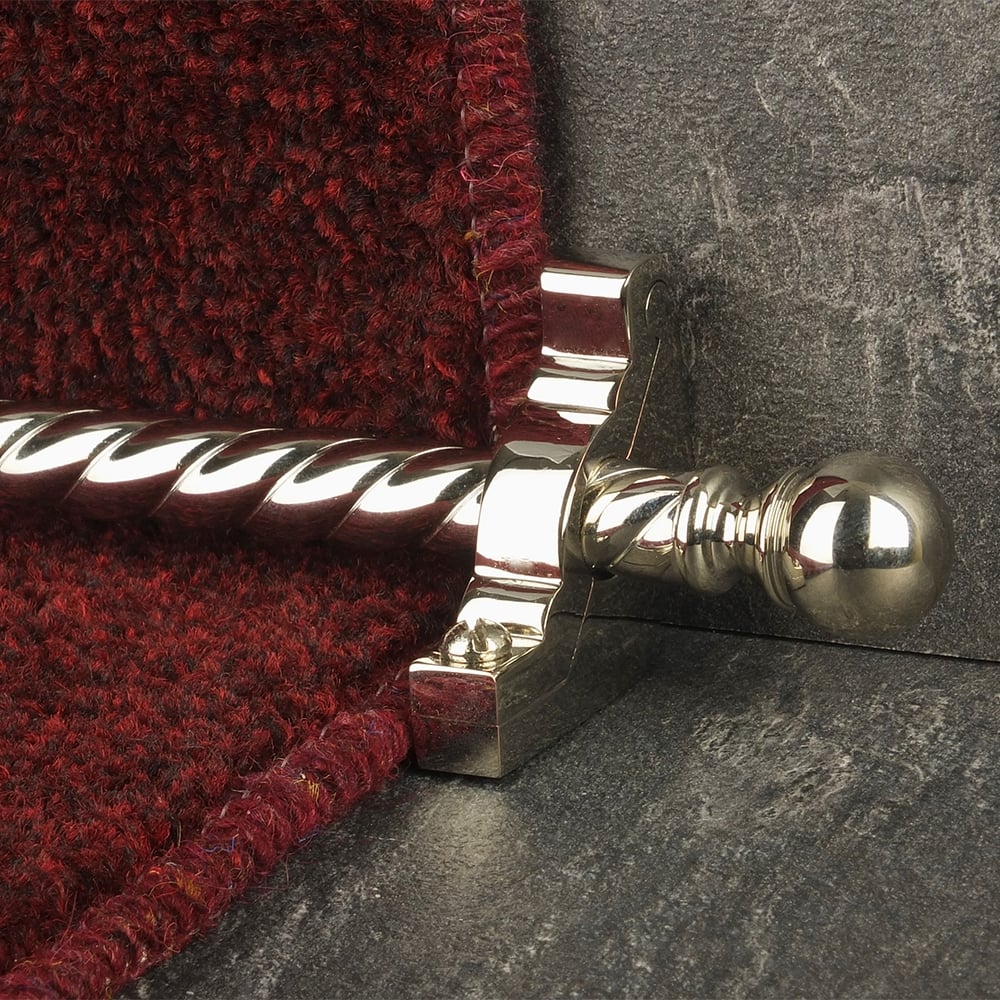 Country Polished Nickel Finish Balladeer Spiral Treppenstangen