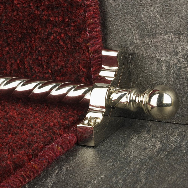 Country Polished Nickel Finish Balladeer Spiral Treppenstangen