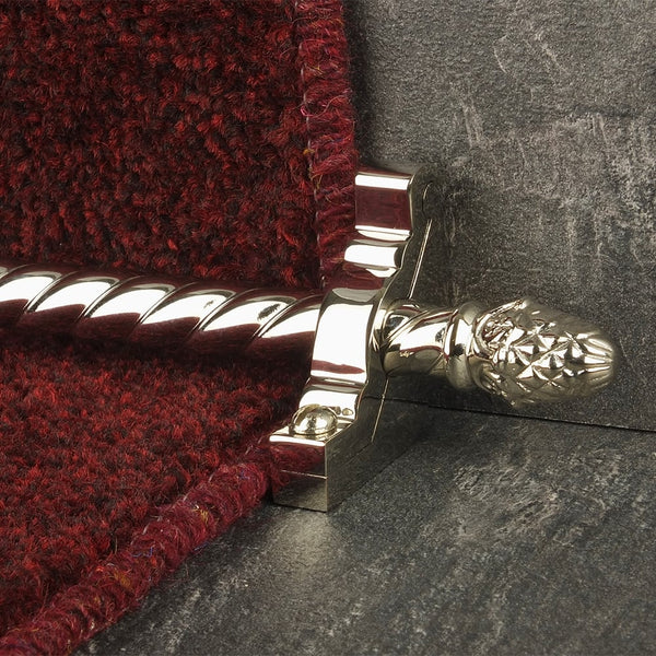 Country Polished Nickel Finish Sherwood Spiral Treppenstangen