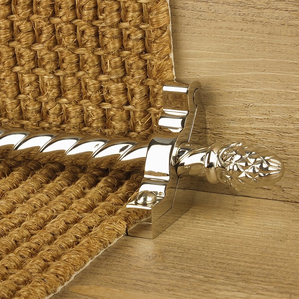 Country Polished Nickel Finish Sherwood Spiral Treppenstangen