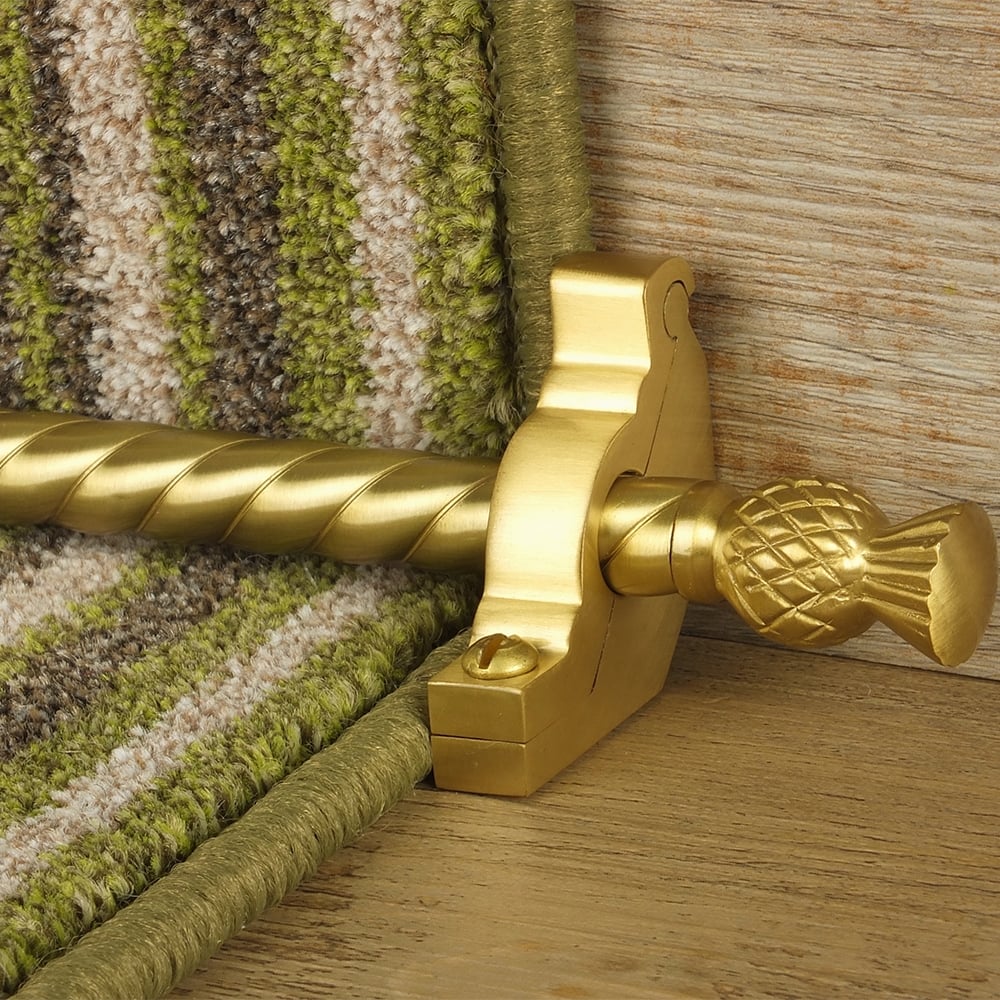 Country Satin Messing Arran Spiral Treppenstangen