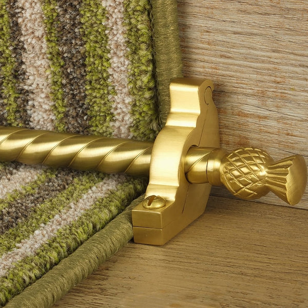 Country Satin Messing Arran Spiral Treppenstangen