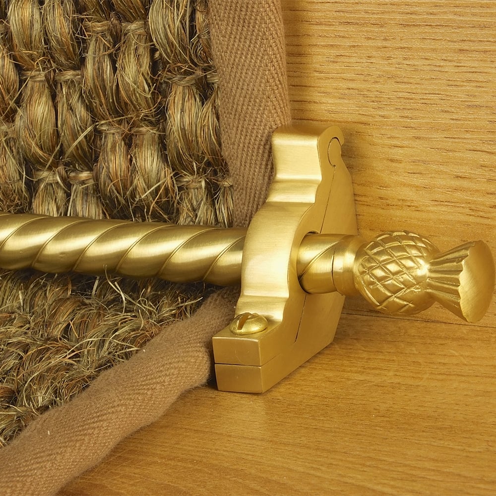 Country Satin Messing Arran Spiral Treppenstangen