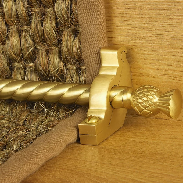 Country Satin Messing Arran Spiral Treppenstangen