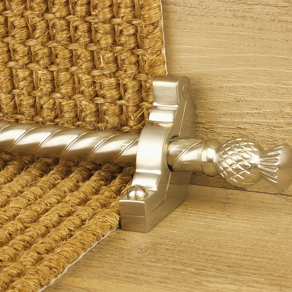 Country Satin Nickel Arran Spiral Treppenstangen