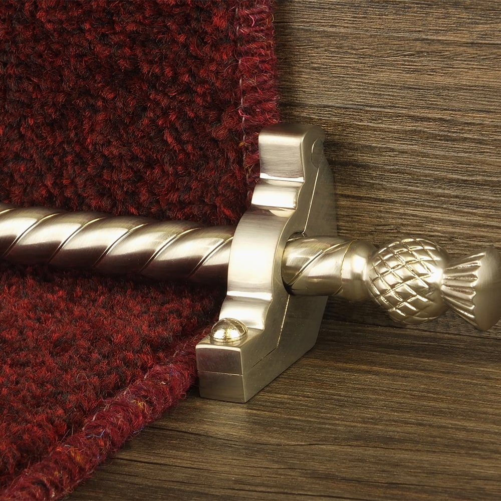 Country Satin Nickel Arran Spiral Treppenstangen