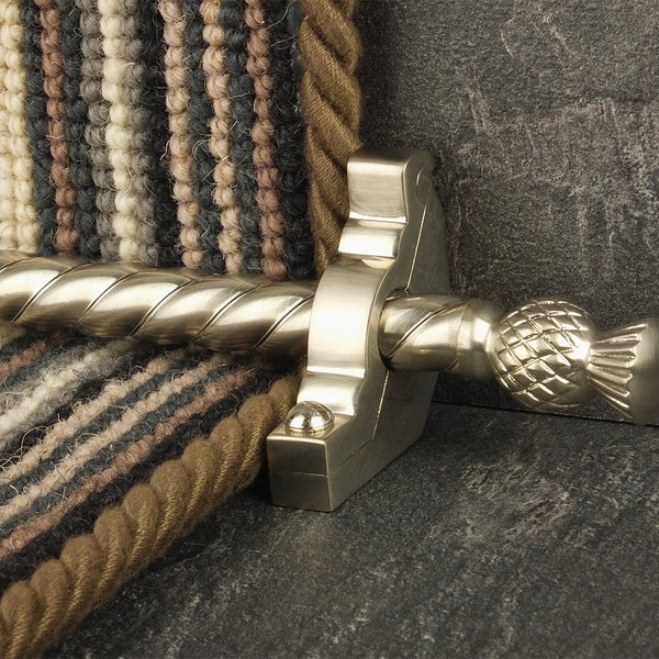 Country Satin Nickel Arran Spiral Treppenstangen