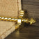 Country Brass Finish Bordeaux Spiral Stair Rod - 60cm / 1/2" (12mm)
