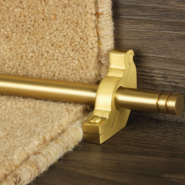 Premier Satin Brass Woburn Plain Stair Rod