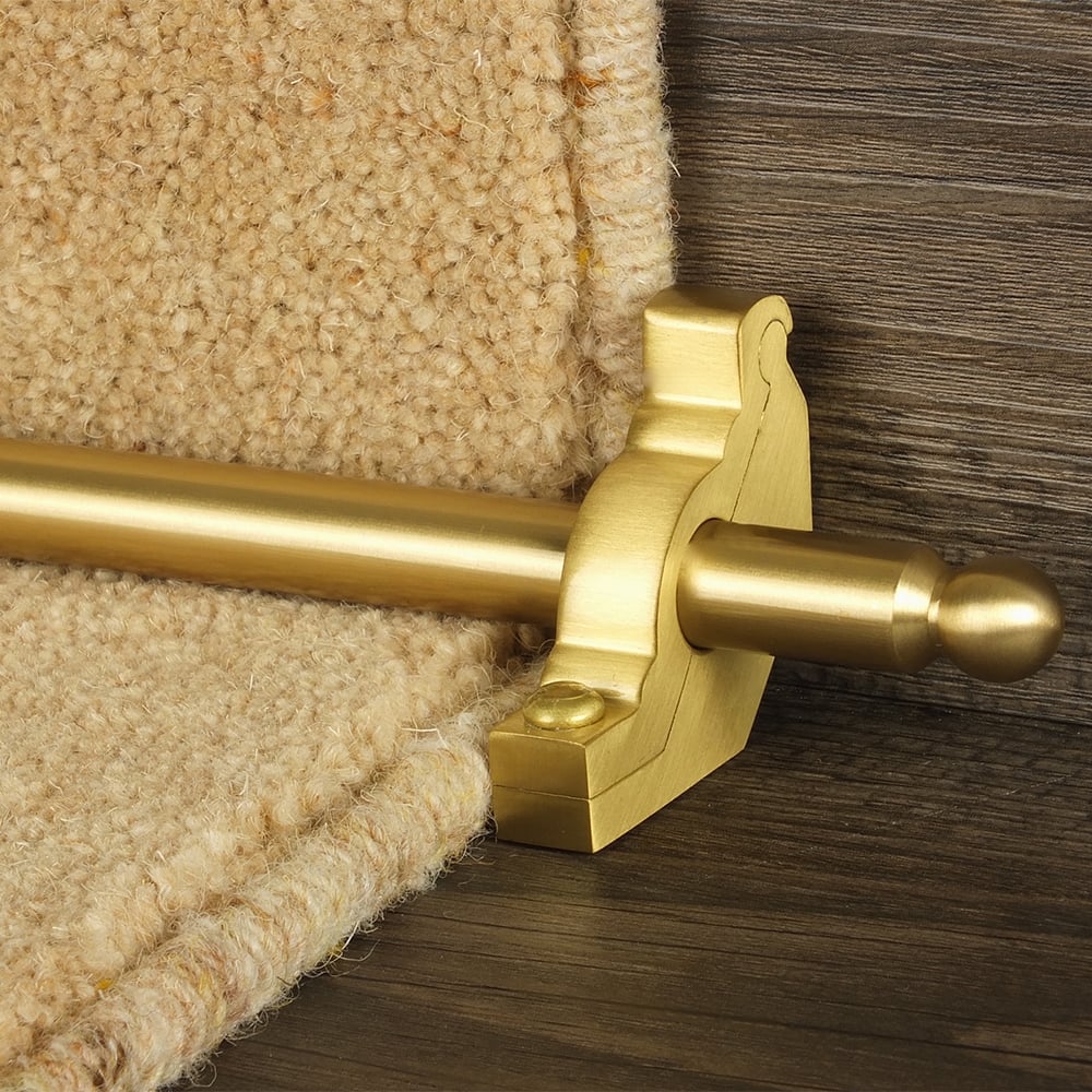 Premier Satin Messing Windsor Schlicht Treppenstangen