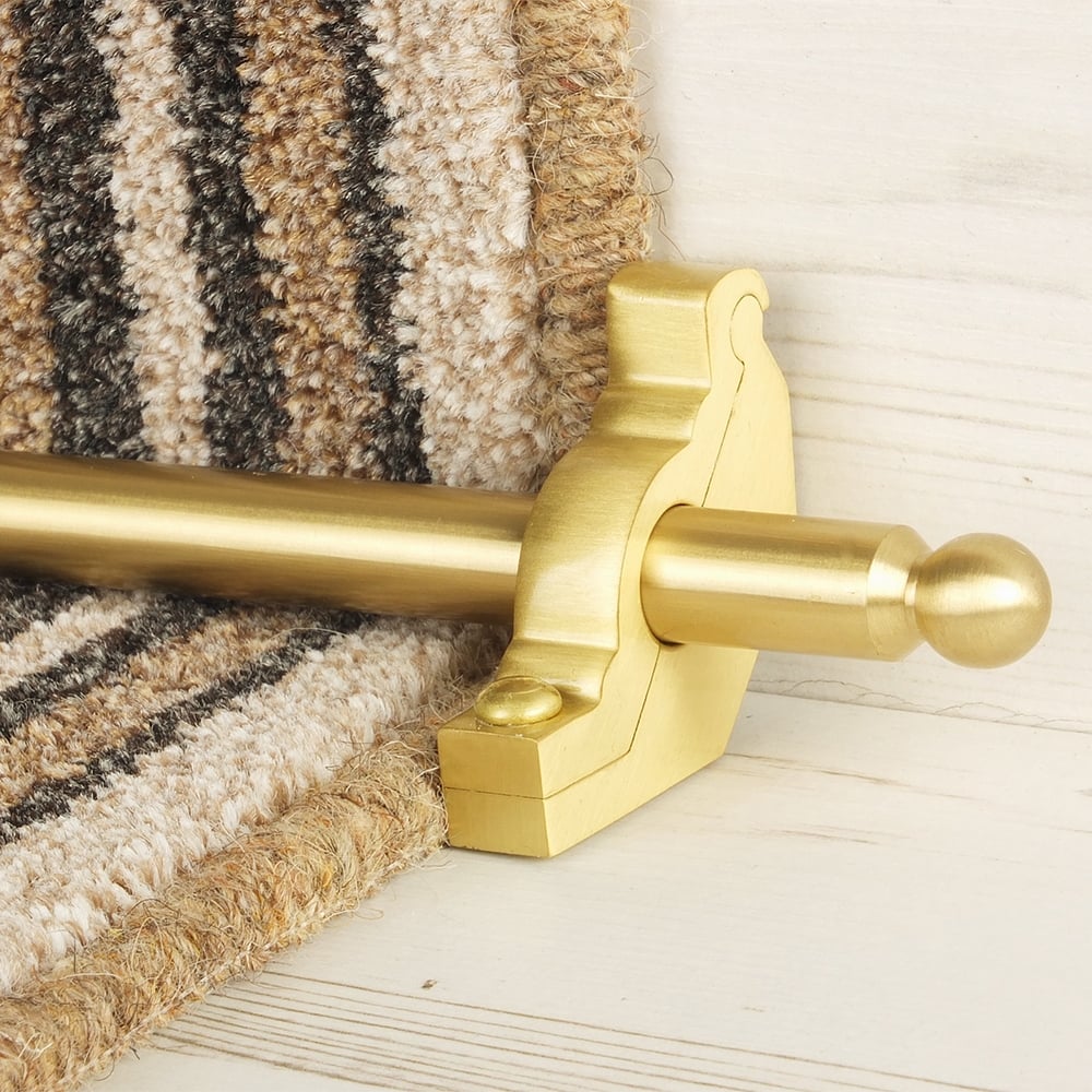 Premier Satin Messing Windsor Schlicht Treppenstangen