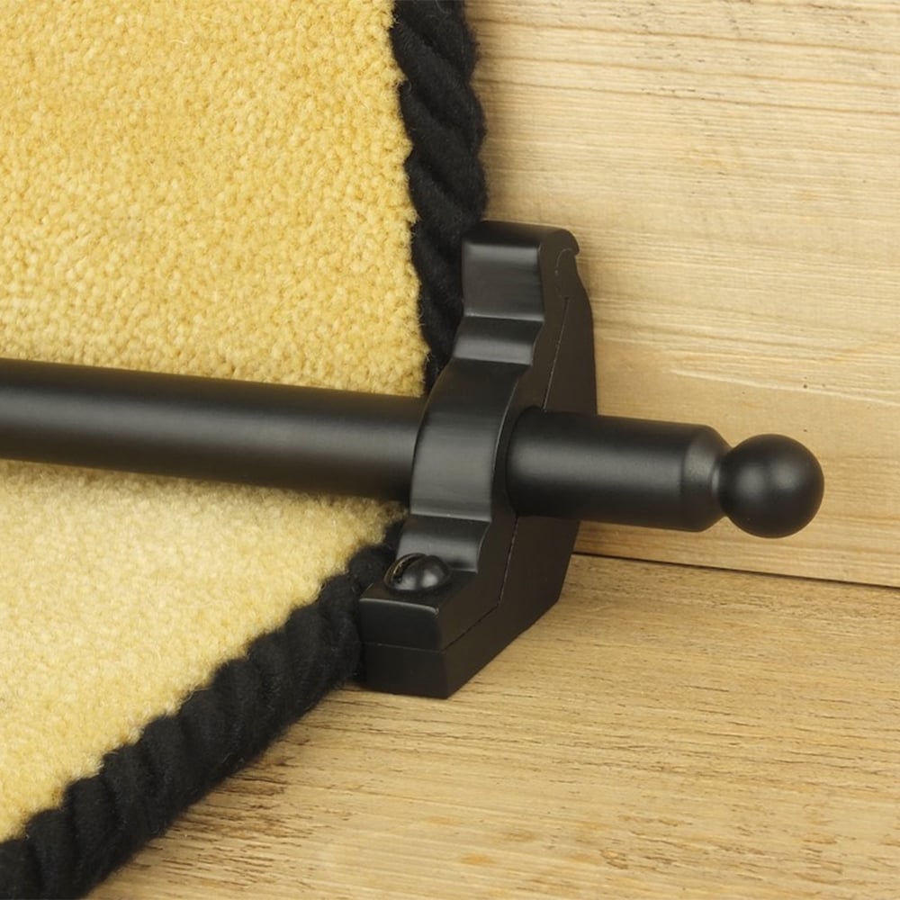 Premier Black Windsor Plain Stair Rod
