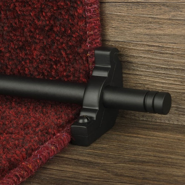 Premier Black Woburn Plain Stair Rod