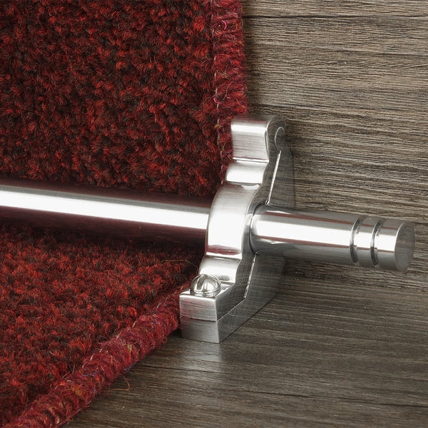 Premier Brushed Chrom Woburn Schlicht Treppenstangen