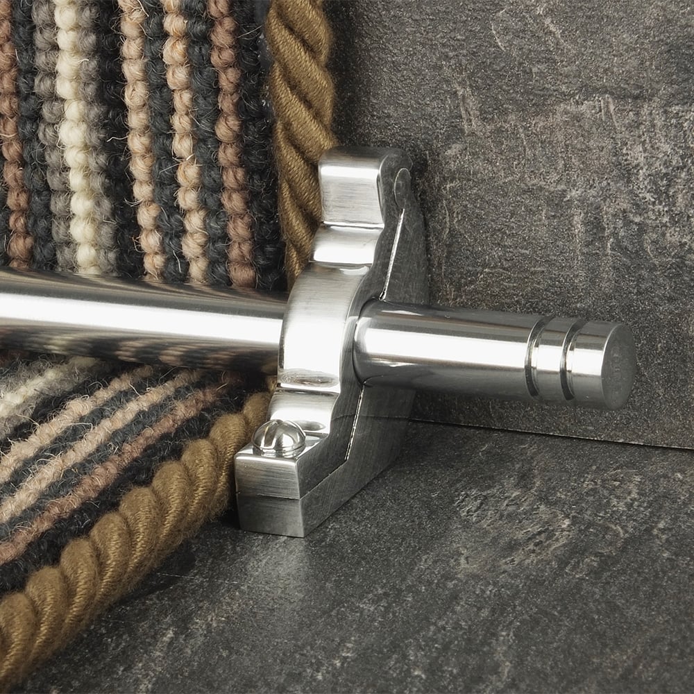 Premier Brushed Chrom Woburn Schlicht Treppenstangen