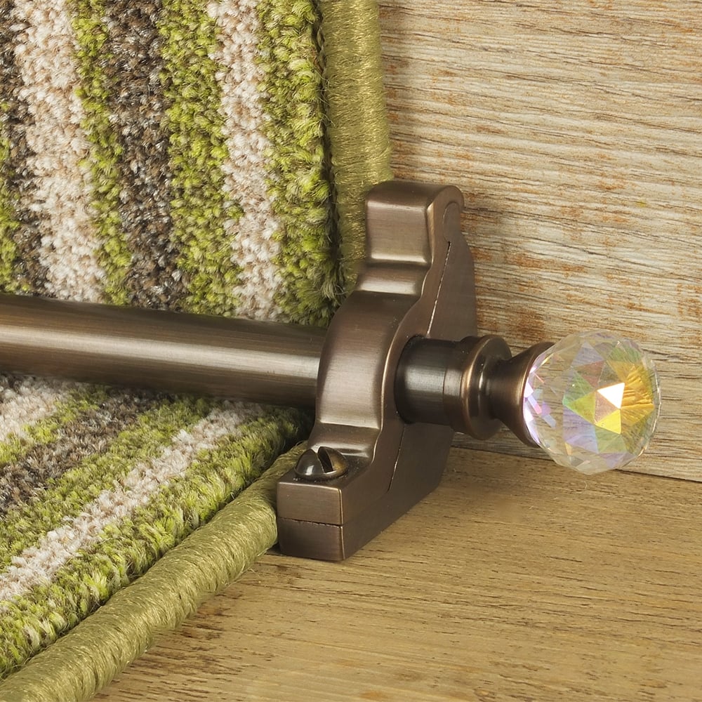 Crystal Antik Bronze Rainbow Schlicht Treppenstangen
