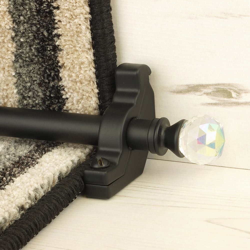 Crystal Schwarz Rainbow Schlicht Treppenstangen