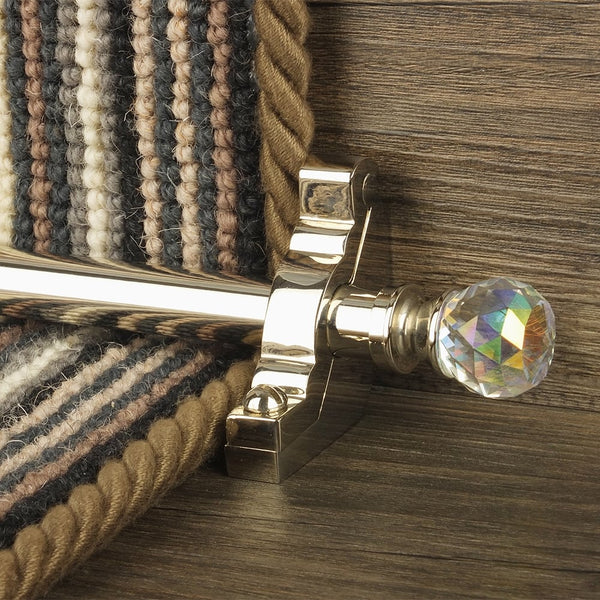 Crystal Polished Nickel Rainbow Schlicht Treppenstangen