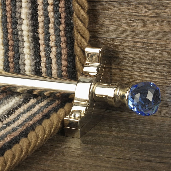 Crystal Polished Nickel Sky Schlicht Treppenstangen