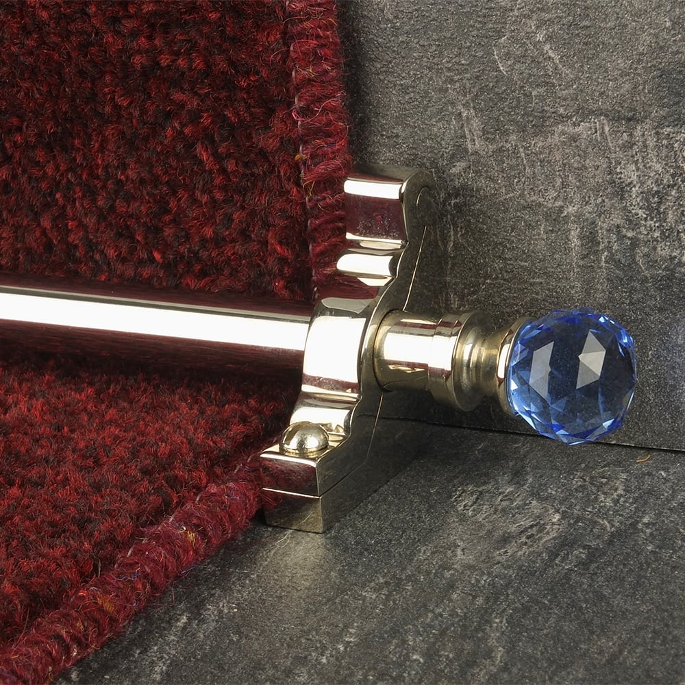 Crystal Polished Nickel Sky Schlicht Treppenstangen