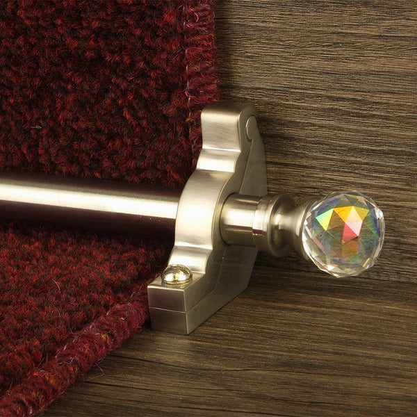 Crystal Satin Nickel Rainbow Schlicht Treppenstangen