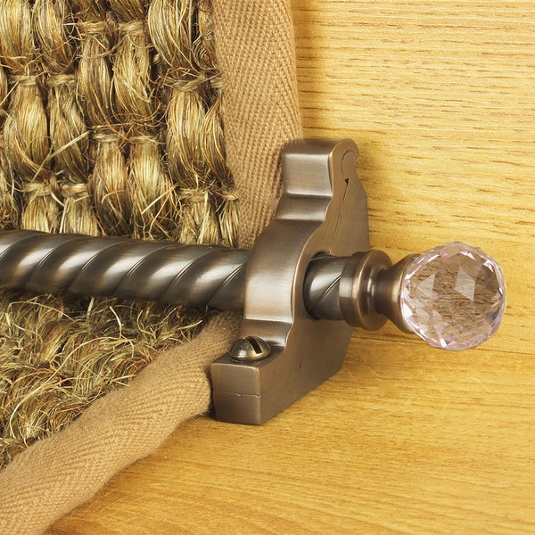 Crystal Antik Bronze Rose Spiral Treppenstangen