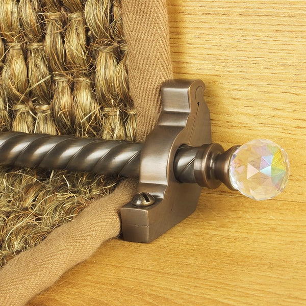 Crystal Antik Bronze Rainbow Spiral Treppenstangen